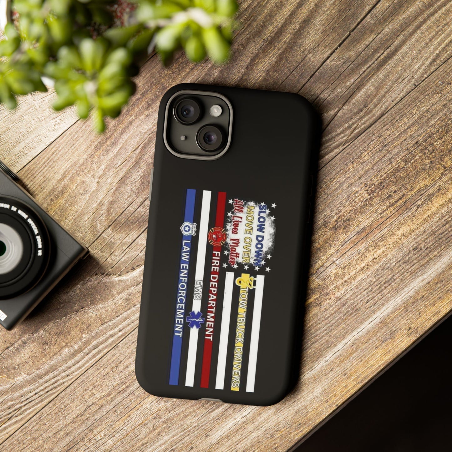 Slow Down Move Over Flag iPhone Case