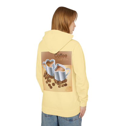 Coffee With Love Unisex Lightweight Hoodie