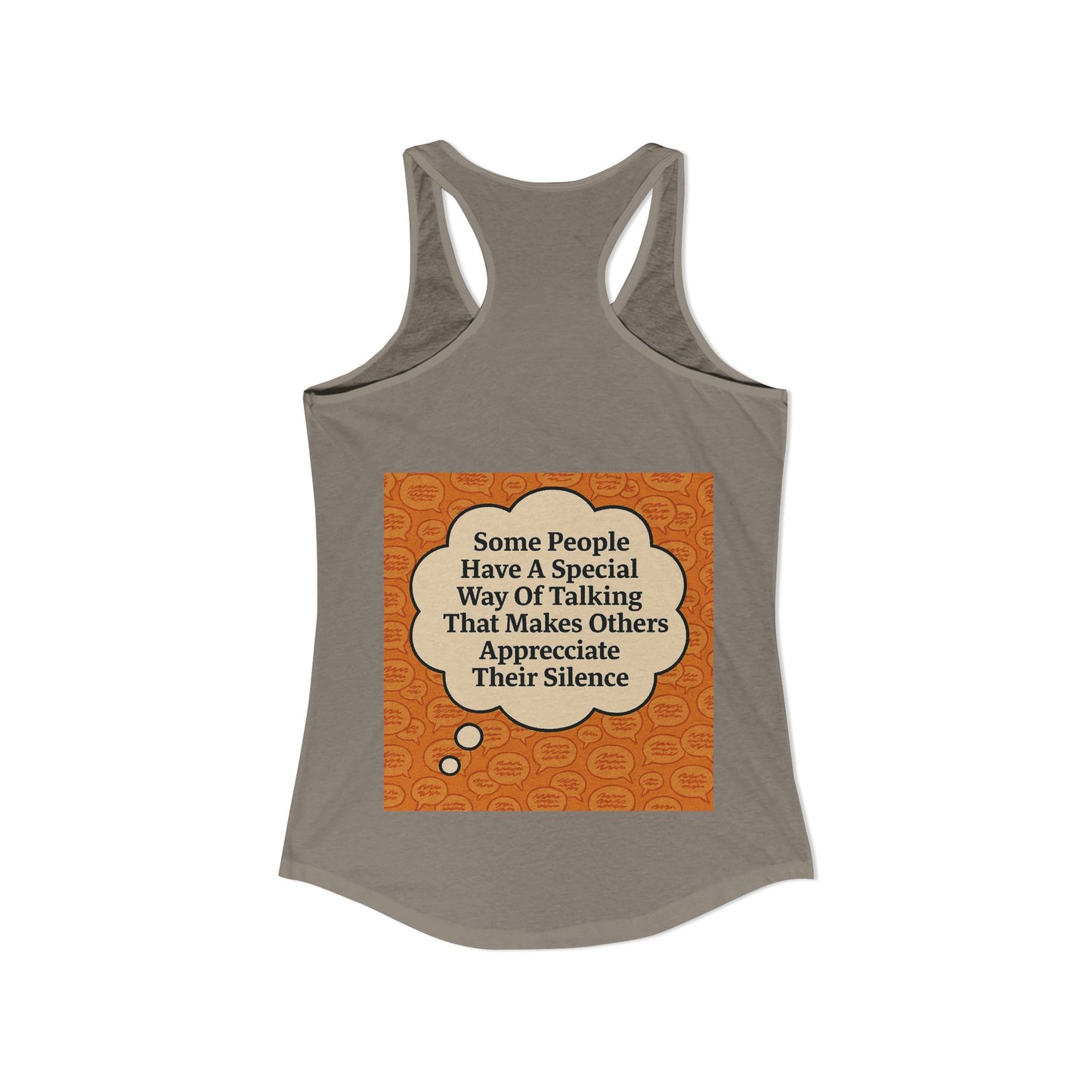 Special Way Of Talking Women's Racerback Tank