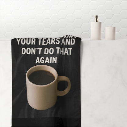 Dry Your Tears Mink-Cotton  Beach Towel