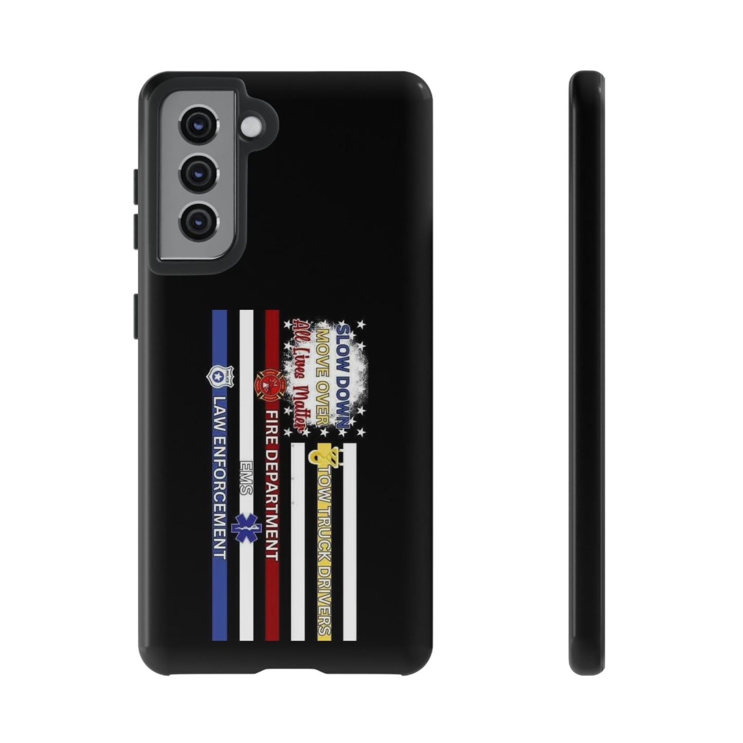 Slow Down Move Over Flag Samsung Case
