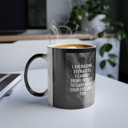Raising Teenagers Color Changing Mug