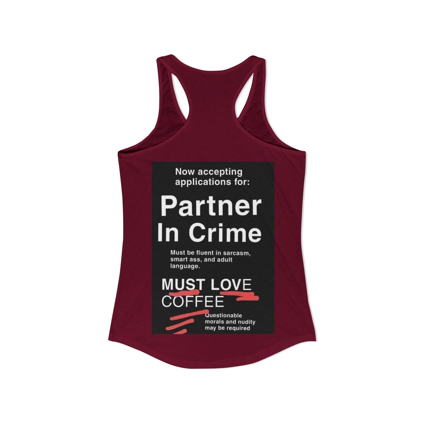 Partner In Crime Women's Racerback Tank