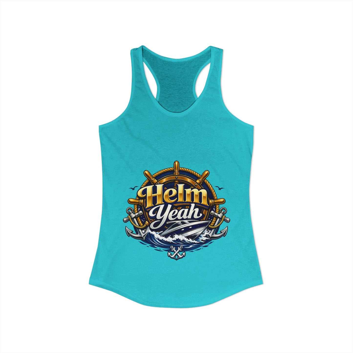 Helm Yeah Women's Racerback Tank