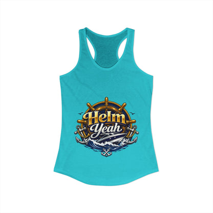 Helm Yeah Women's Racerback Tank