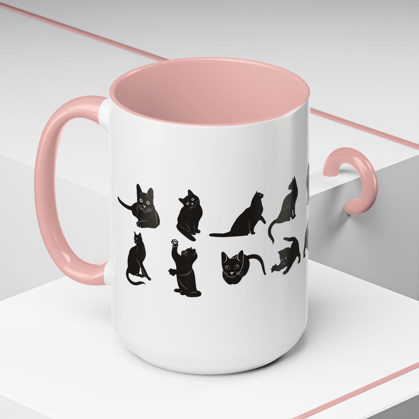 Cats 2-Tone Coffee Mug