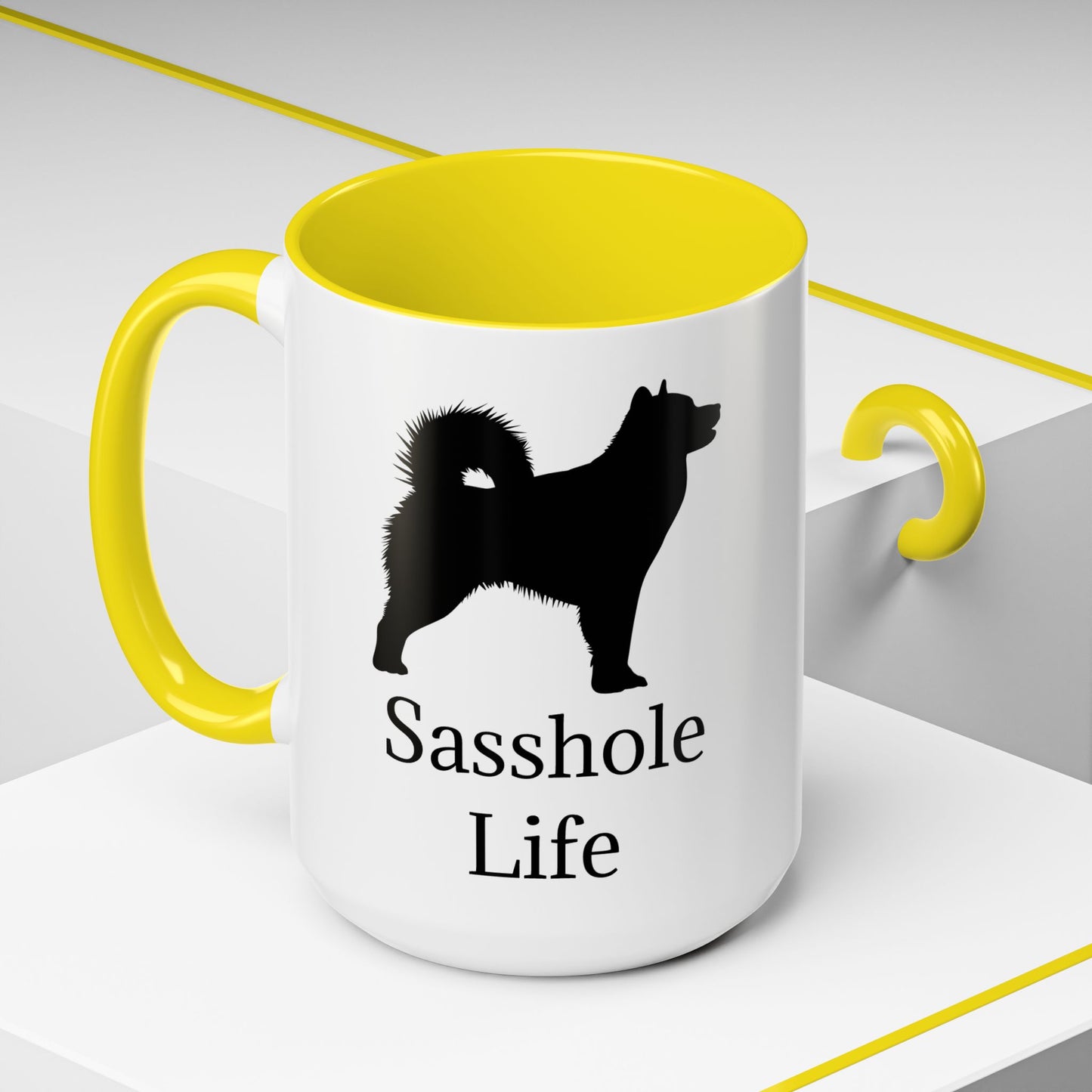 Sasshole Life 2-Tone Coffee Mug