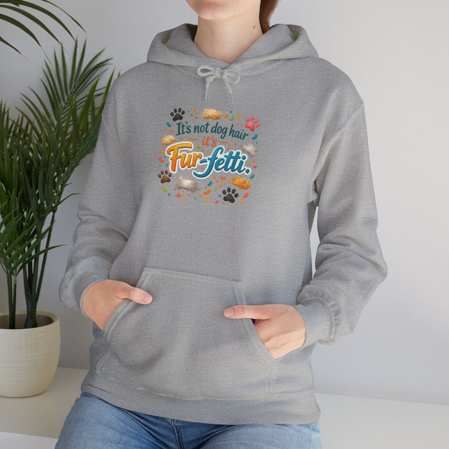 Fur-Fetti Dog Unisex Hoodie