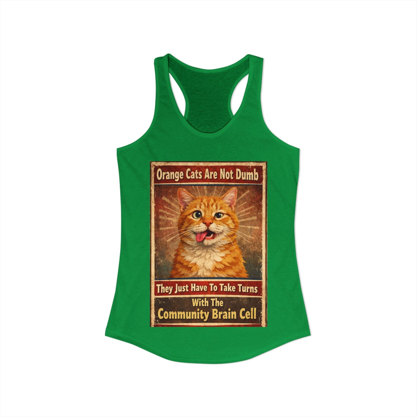 Community Brain Cell Women's Racerback Tank