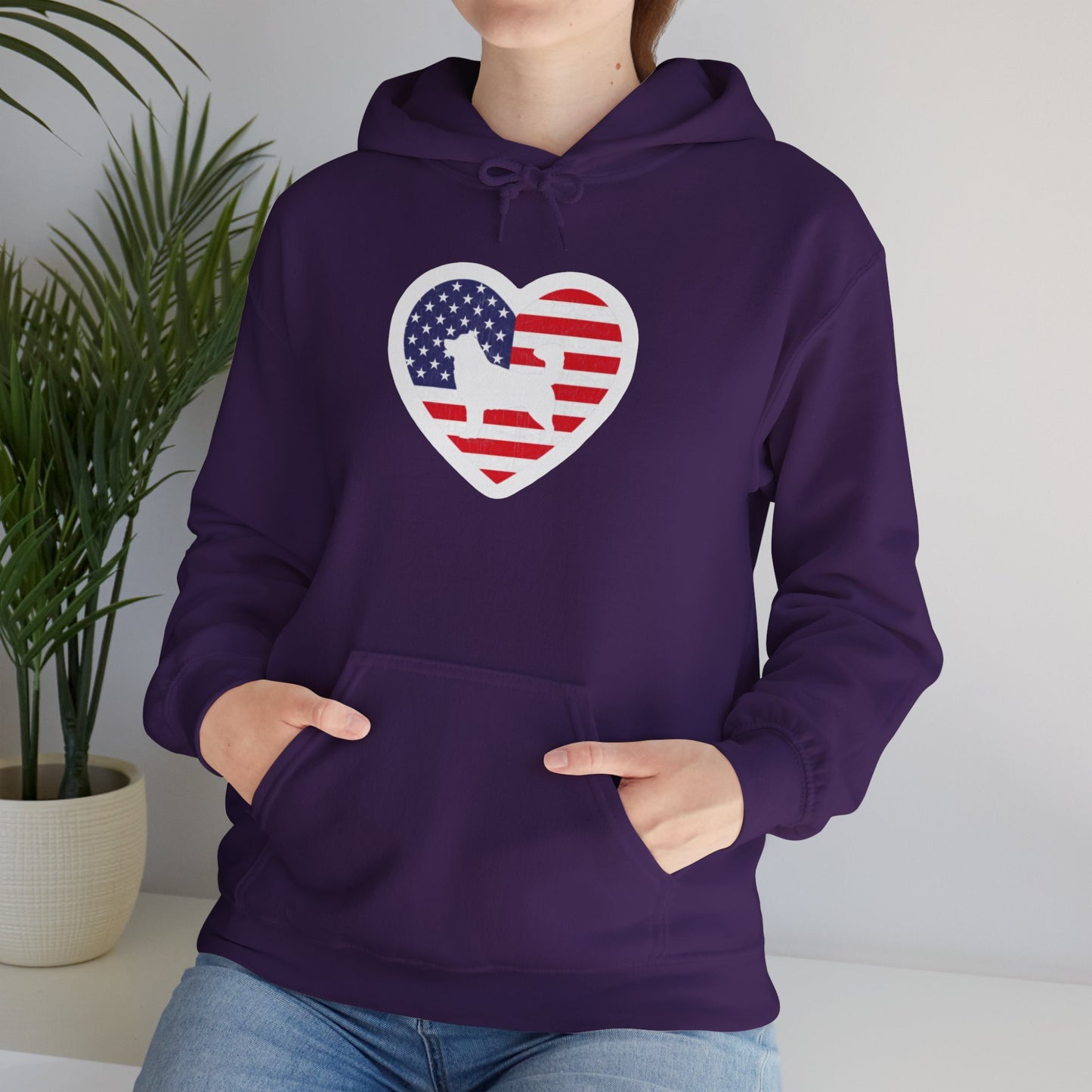 Malamute Flag Unisex Hoodie
