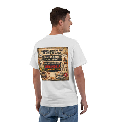 Unhinged Family Men's Short-Sleeve Crewneck Tee