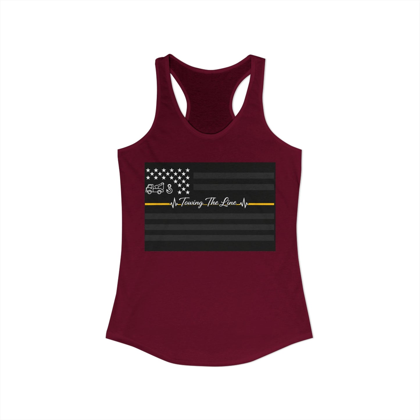 Thin Yellow Line Women's Racerback Tank