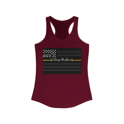 Thin Yellow Line Women's Racerback Tank