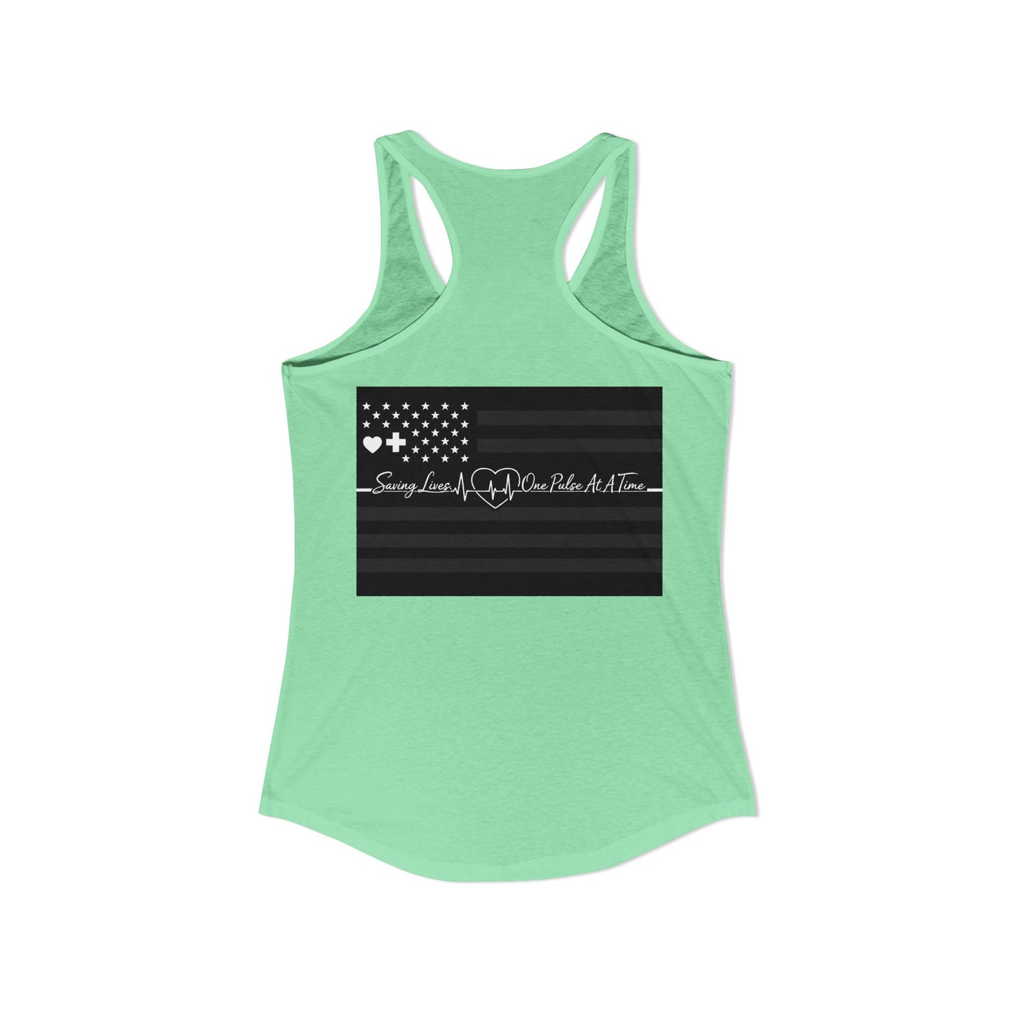 Thin White Line Women's Racerback Tank