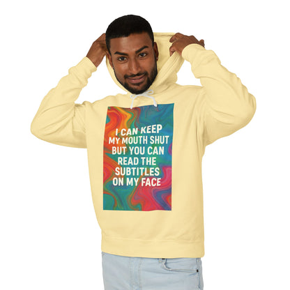 Subtitles Unisex Lightweight Hoodie