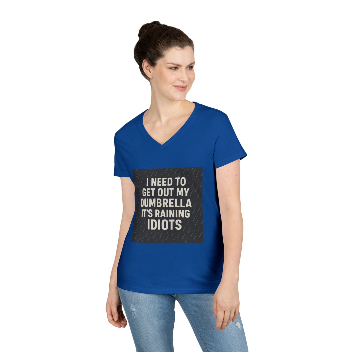 Dumbrella Women's V-Neck T-Shirt