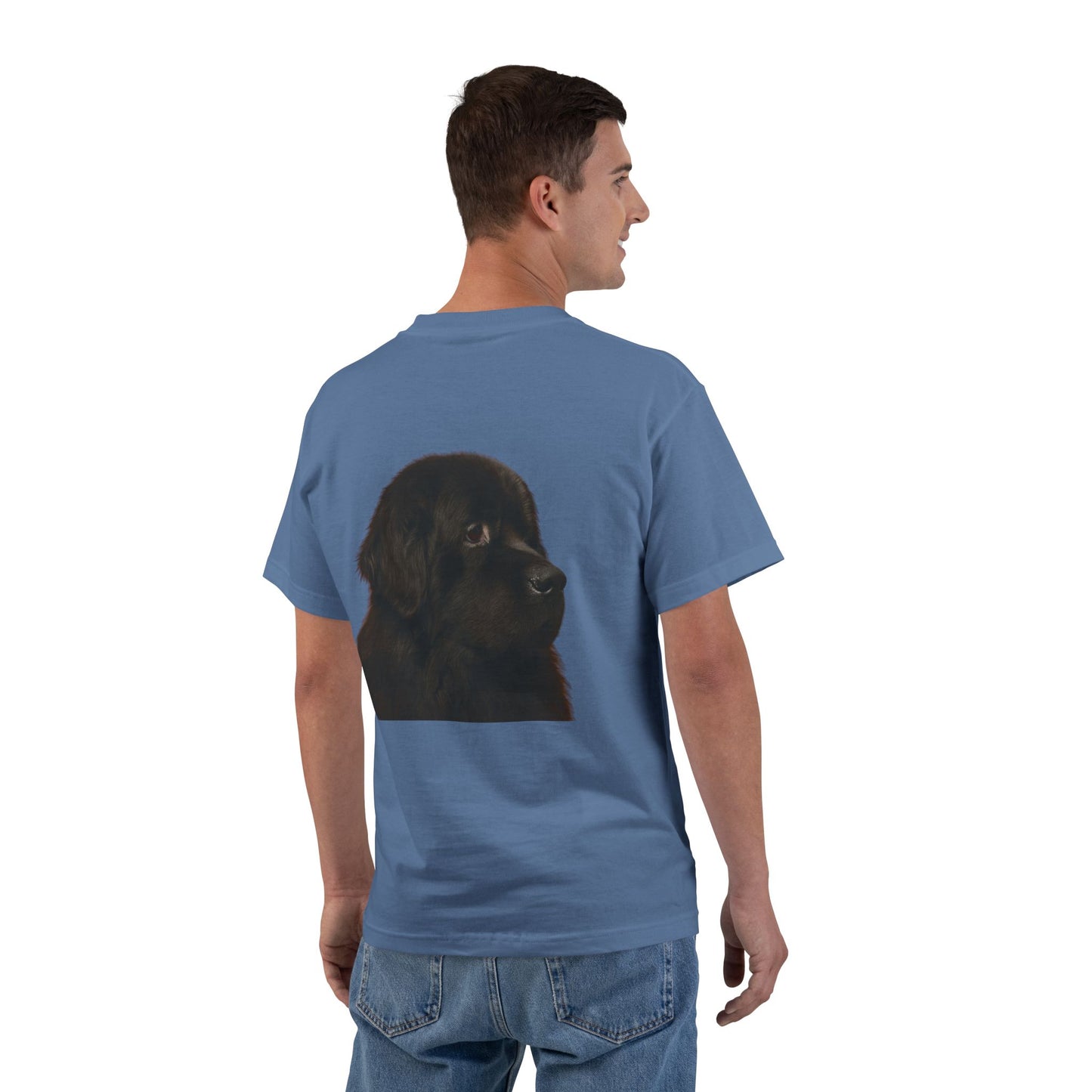 Newfie Head Men's Short-Sleeve Crewneck Tee