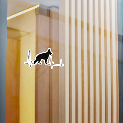 My Heart Beats For German Shepherds Vinyl Decal