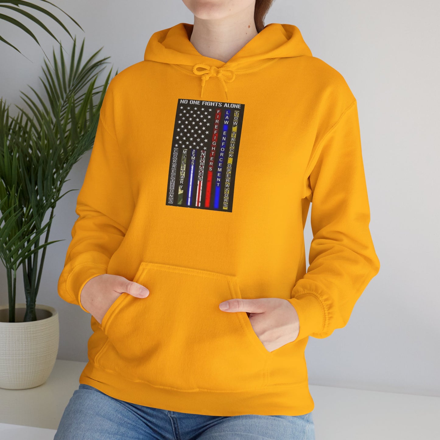 No One Fights Alone Unisex Hoodie