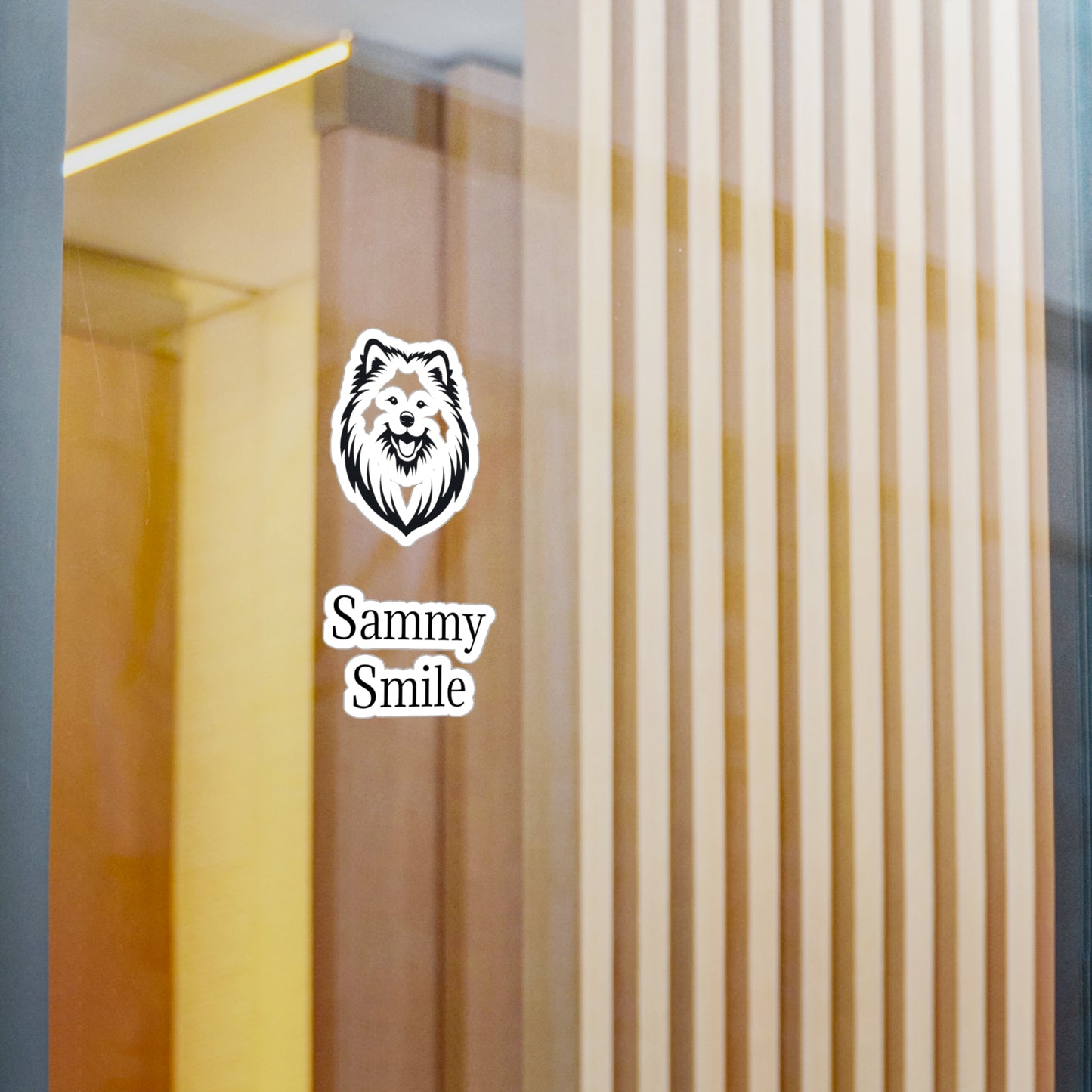Sammy Smile Vinyl Decal