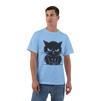 Angry Cat Men's Short-Sleeve Crewneck Tee