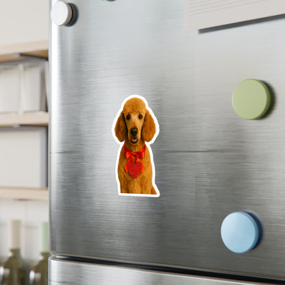 Cupid's Companion Poodle Vinyl Decal