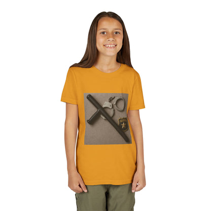 Law Enforcement Appreciation Youth Unisex Short Sleeve Crewneck Tee