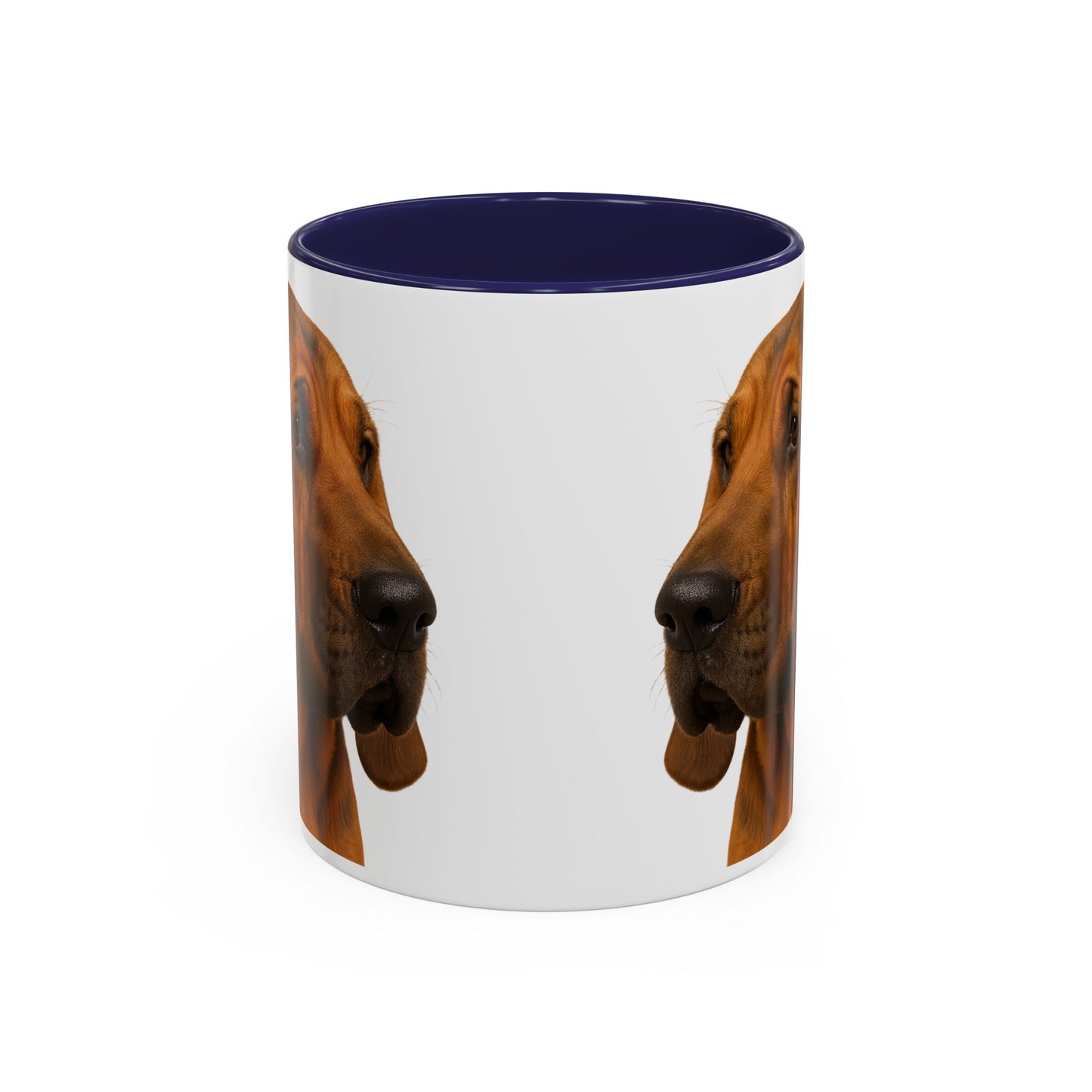 Bloodhound Head 2-Tone Coffee Mug