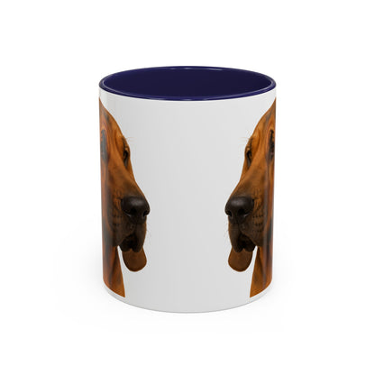 Bloodhound Head 2-Tone Coffee Mug