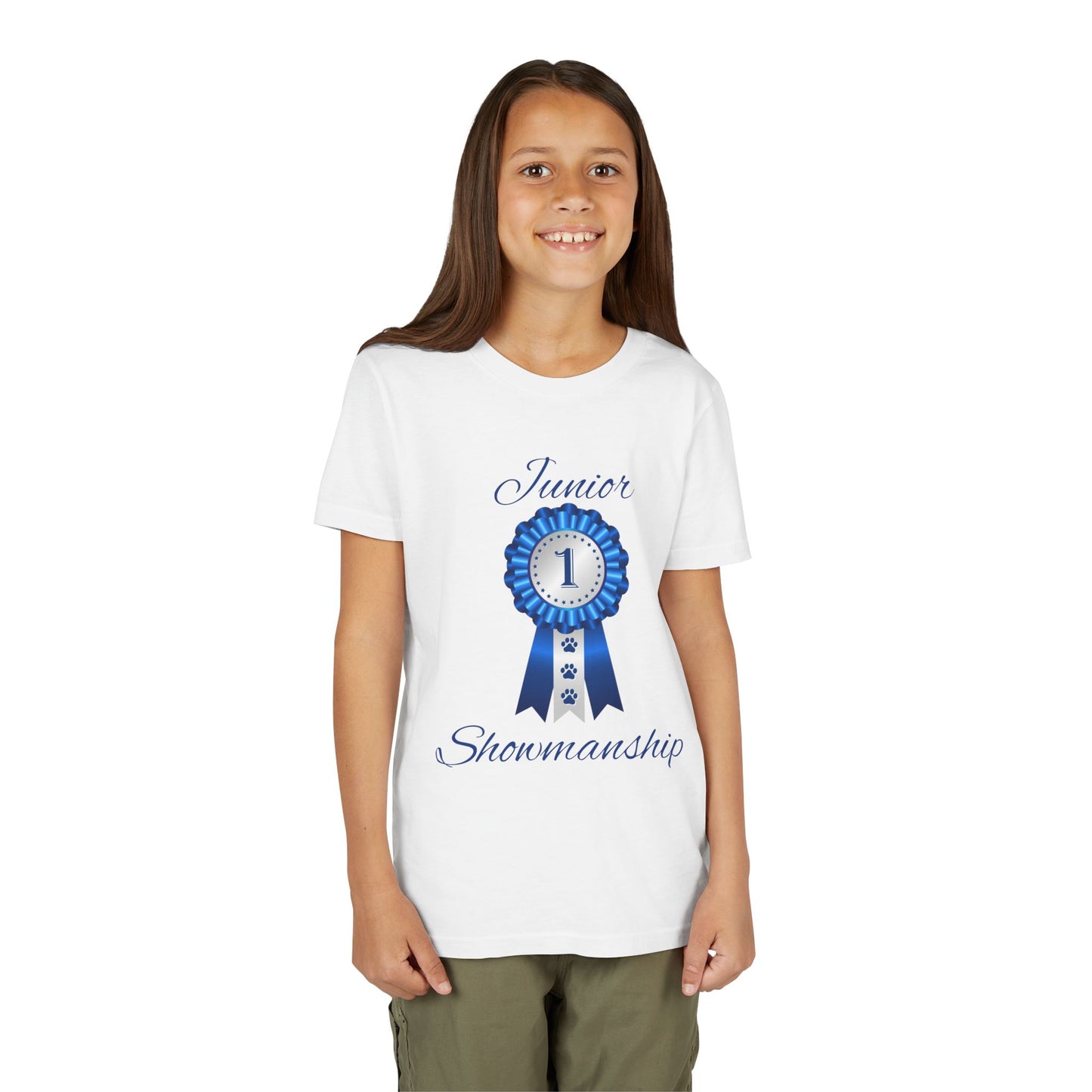Junior Showmanship Youth Unisex Short Sleeve Crewneck Tee