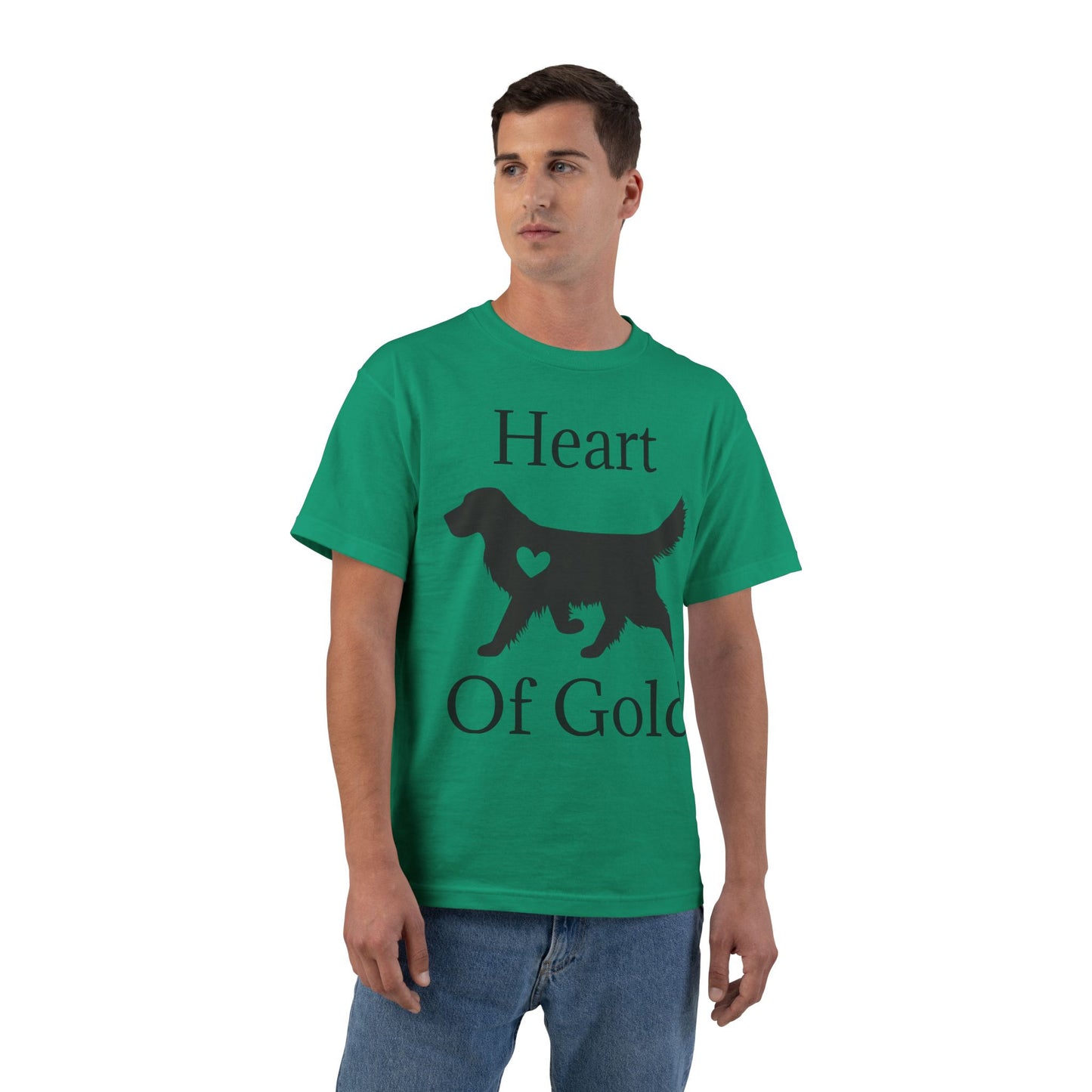 Heart Of Gold Men's Short-Sleeve Crewneck Tee