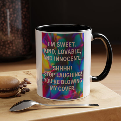 Blowing My Cover 2-Tone Coffee Mug