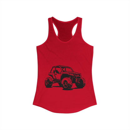 Off The Beaten Path Side By Side Women's Racerback Tank