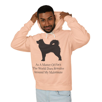 Matter Of Fact Malamute Unisex Lightweight Hoodie