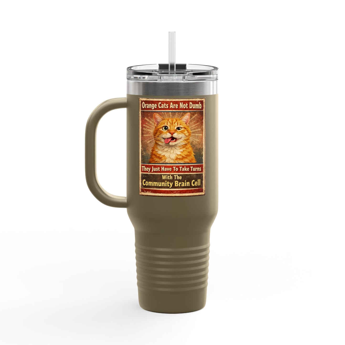 Community Brain Cell Insulated Travel Mug