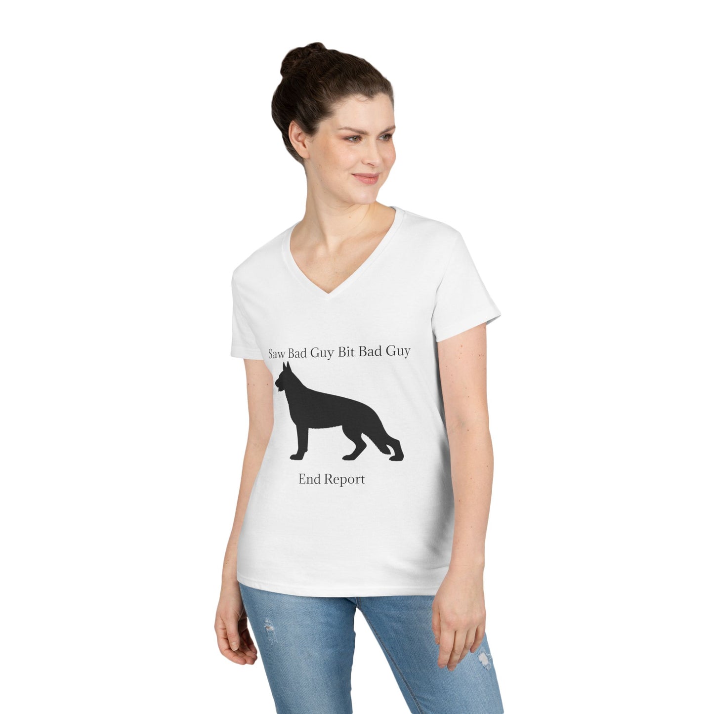 Bad Guy Women's V-Neck T-Shirt