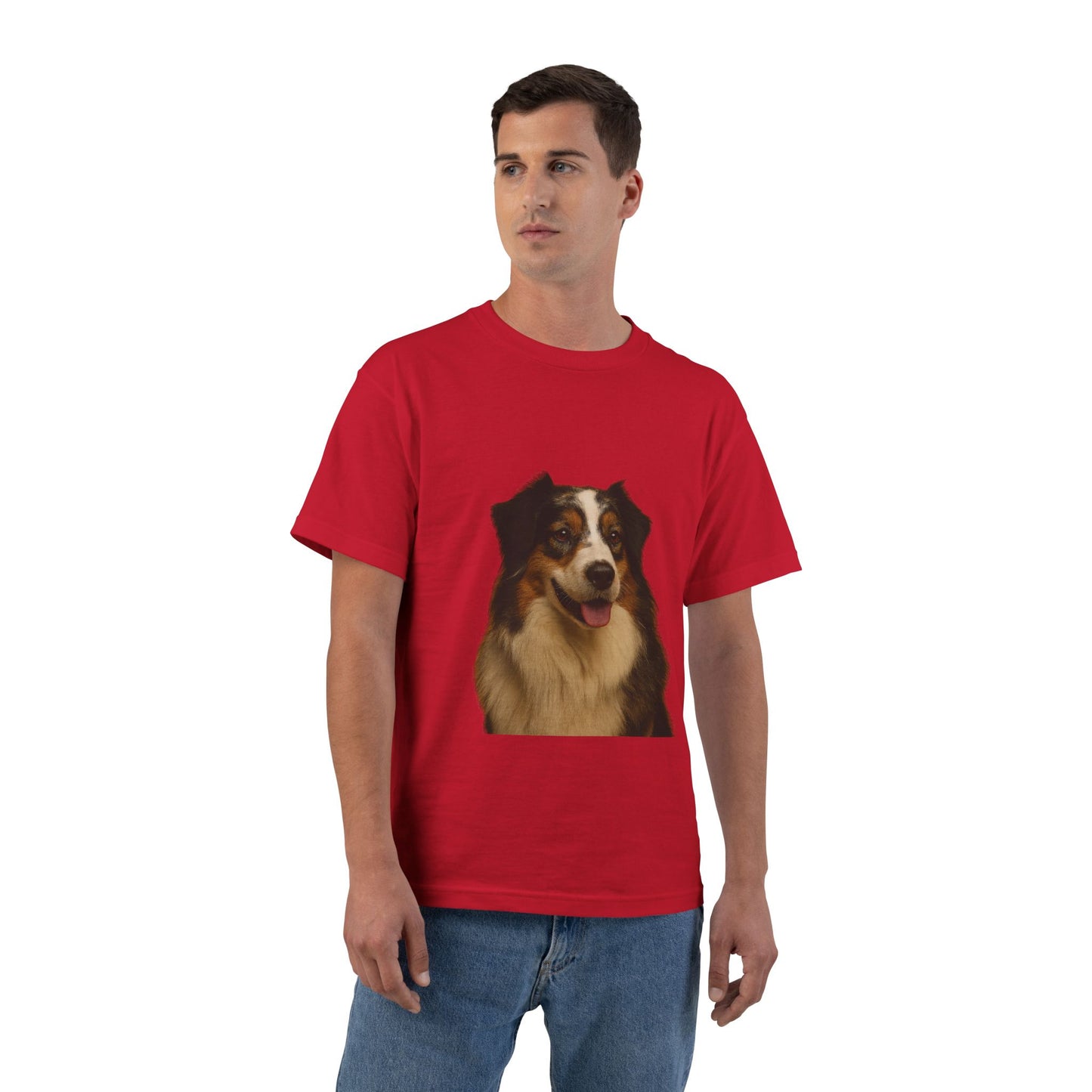 Aussie Head Men's Short-Sleeve Crewneck Tee