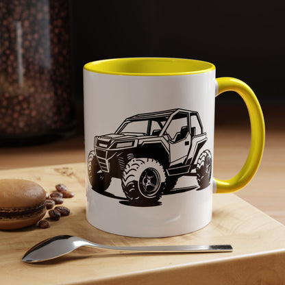 Off The Beaten Path Side By Side 2-Tone Coffee Mug