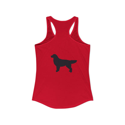 Golden Silhouette Women's Racerback Tank