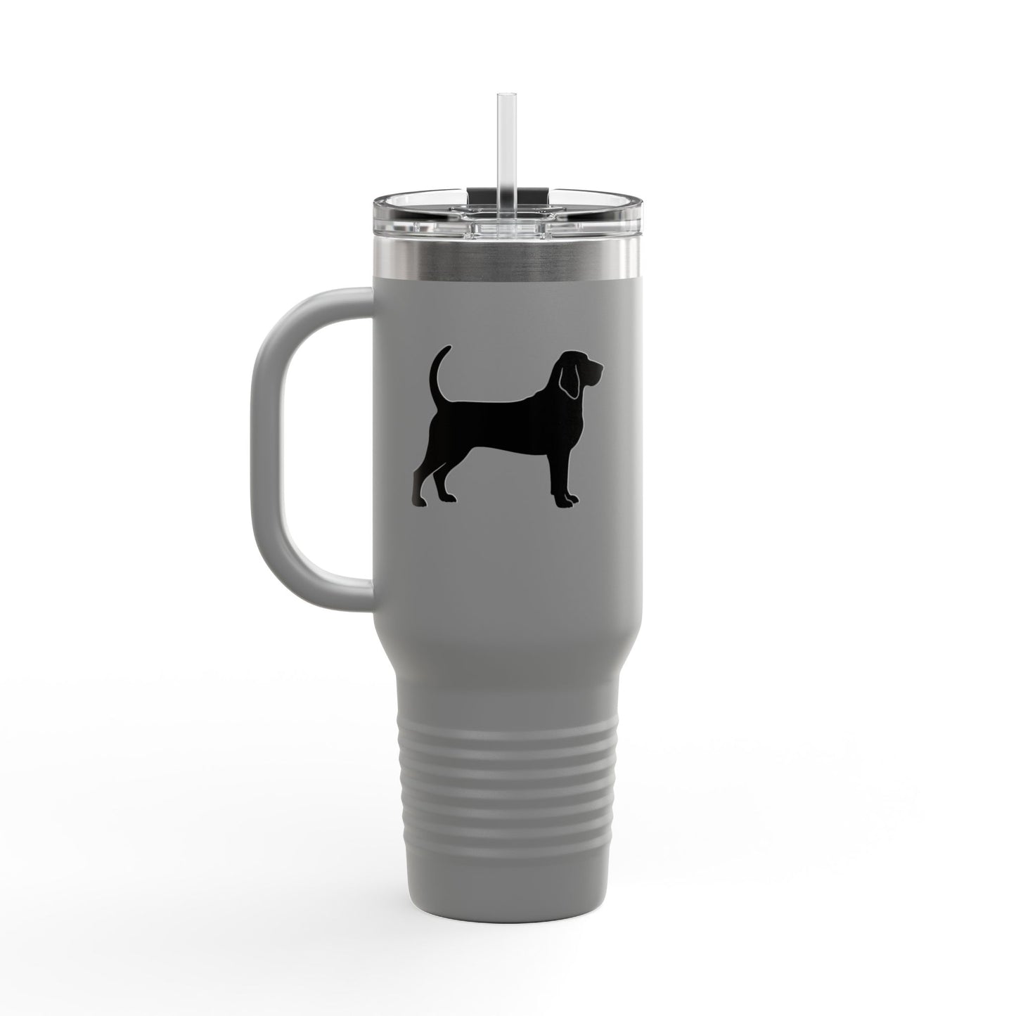 Bloodhound Silhouette Insulated Travel Mug