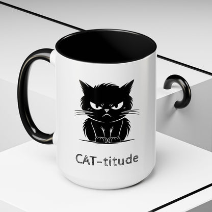 CAT-titude 2-Tone Coffee Mug