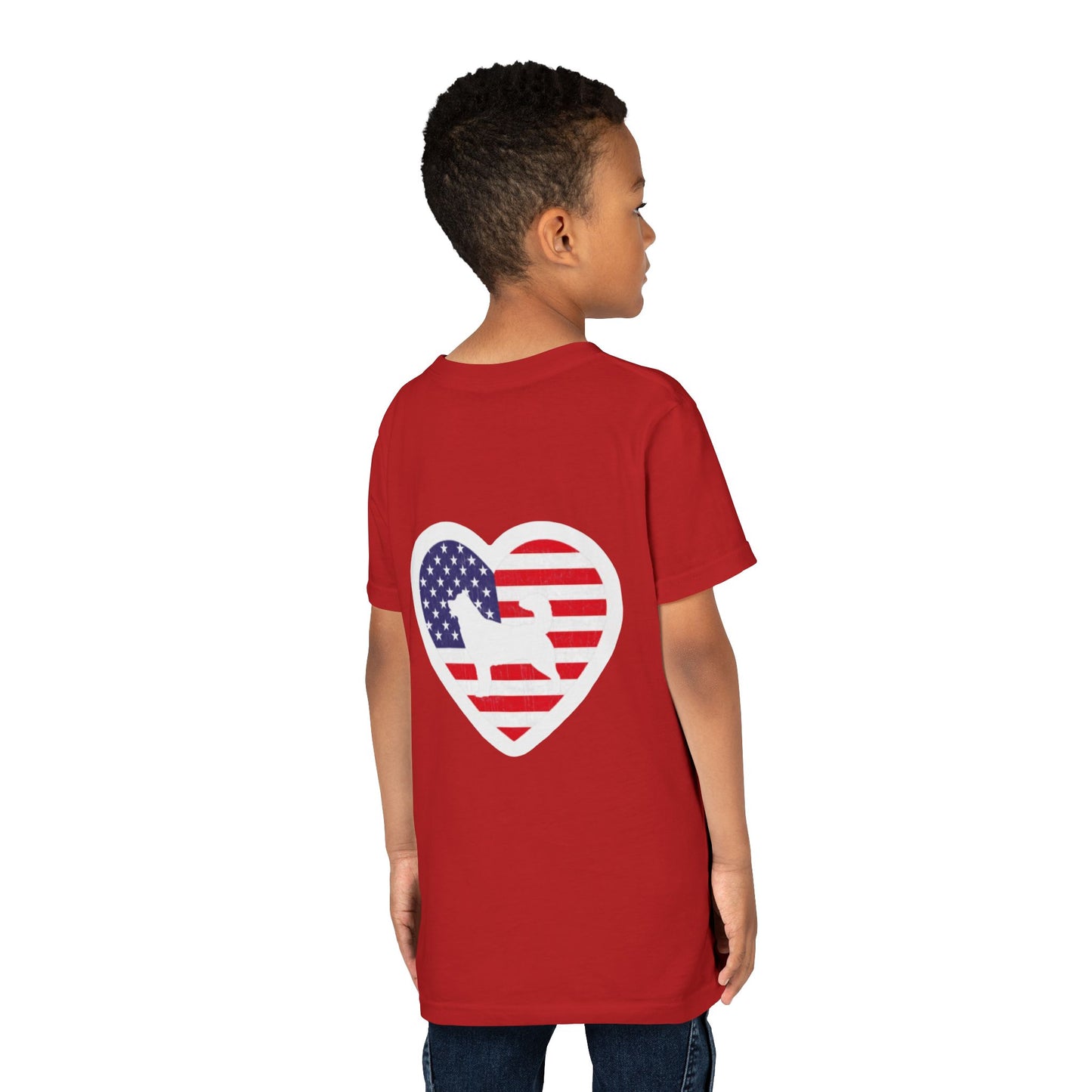 Malamute Flag Youth Unisex Short Sleeve Crewneck Tee