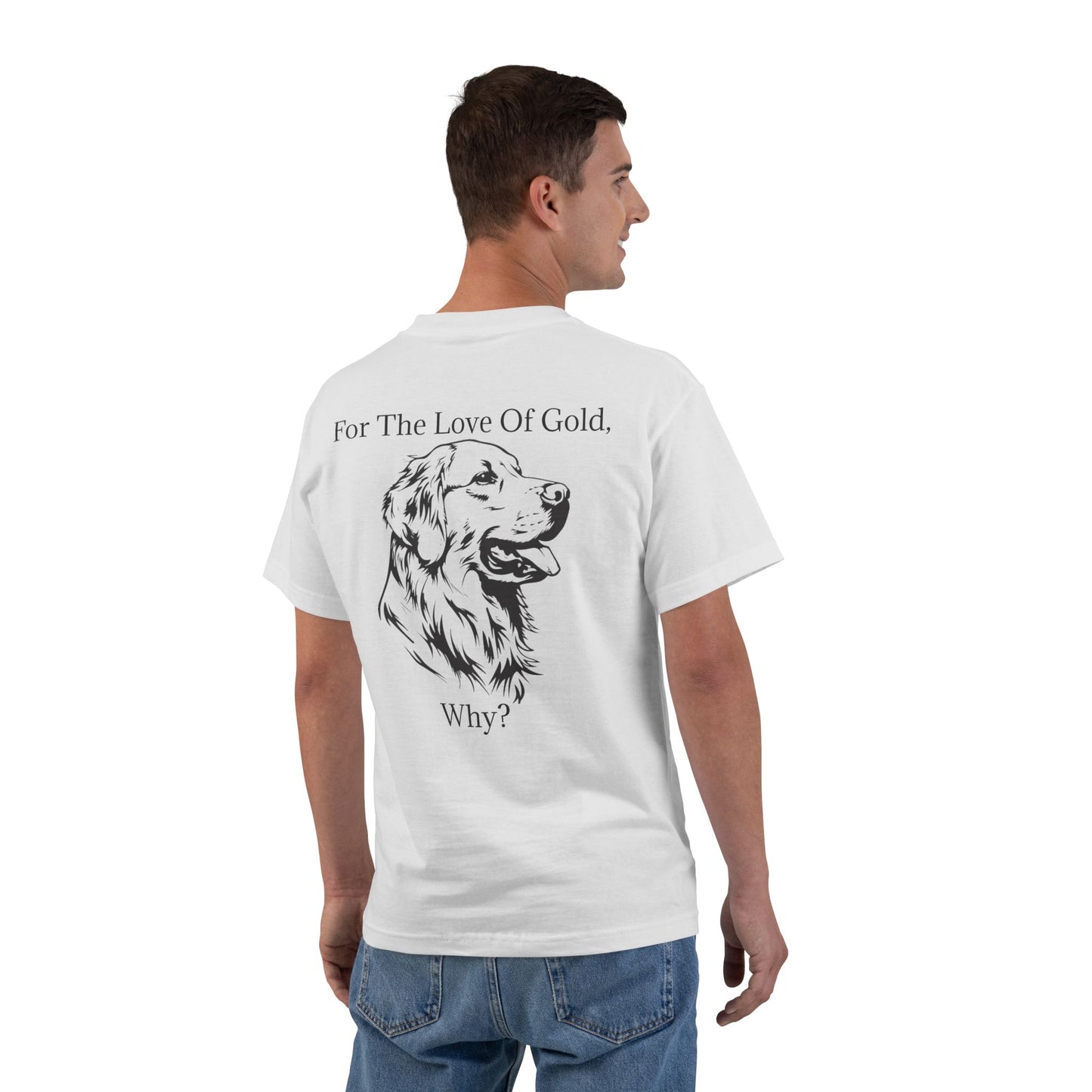 For The Love Of Gold Men's Short-Sleeve Crewneck Tee