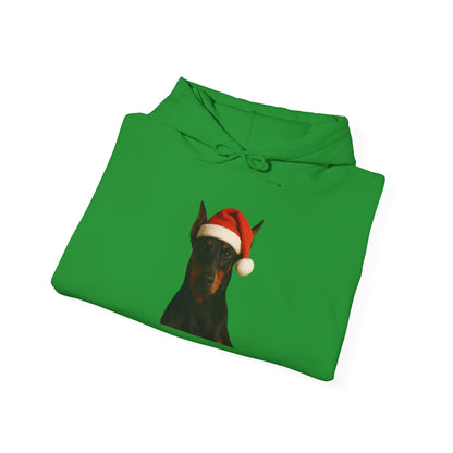 Santa Paws Doberman Unisex Hoodie
