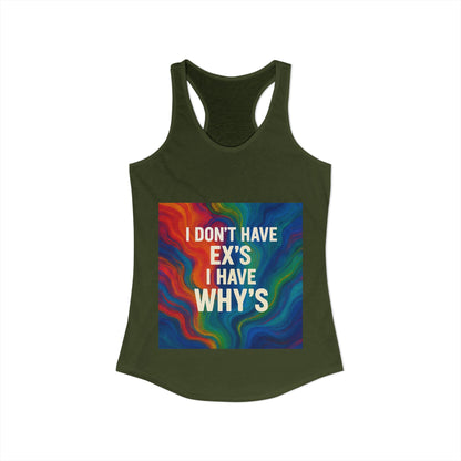 X's And Y's Women's Racerback Tank