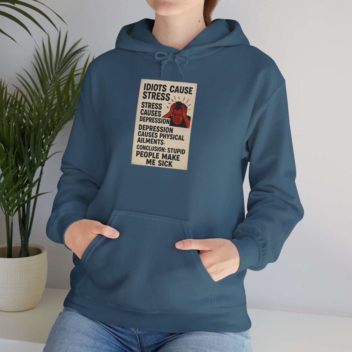 Stupid People Unisex Hoodie