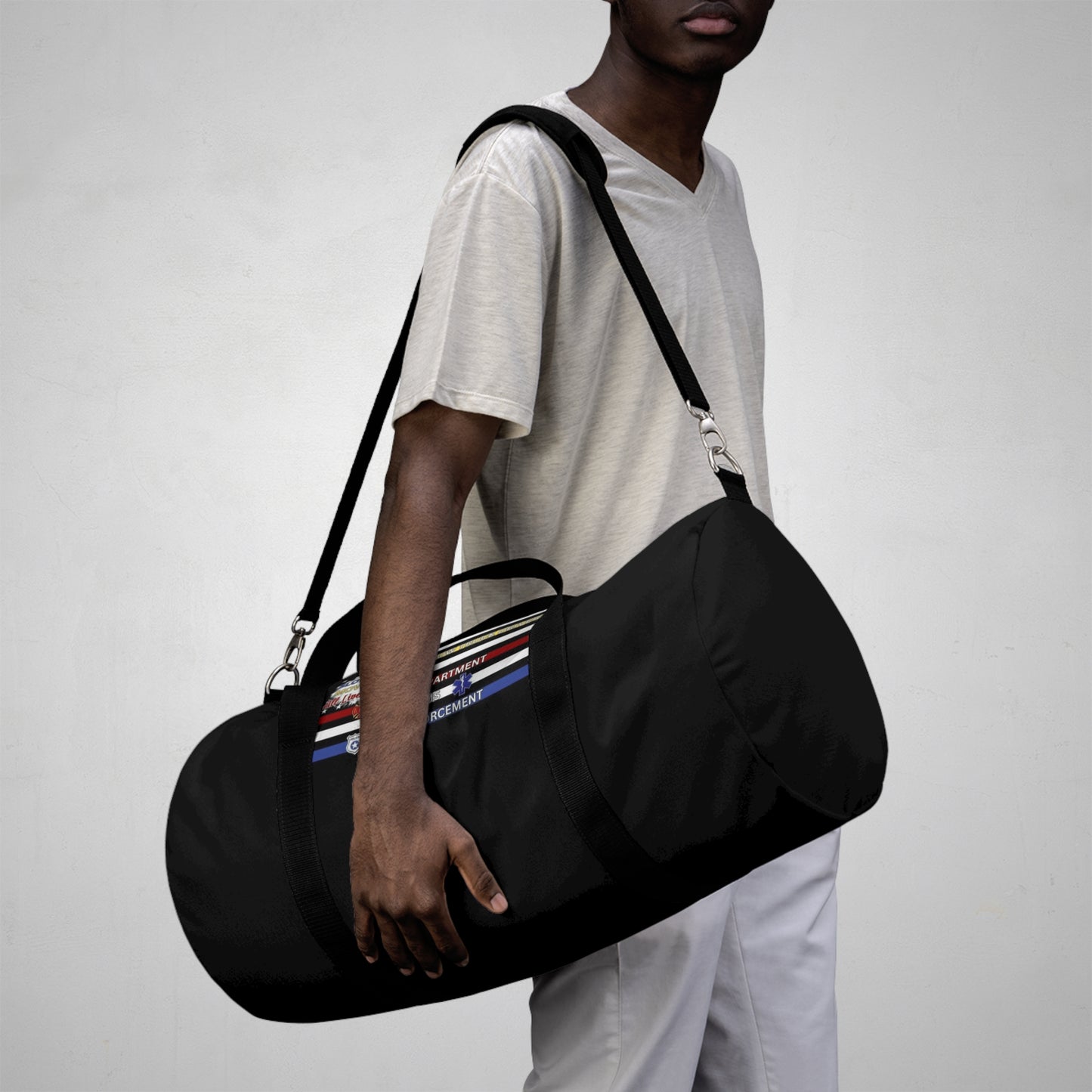 Slow Down Move Over Flag Duffel Bag