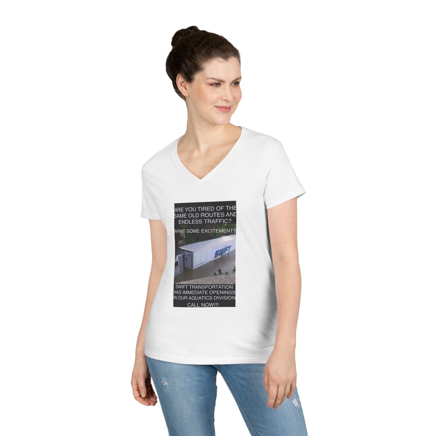 Swift Aquatics Women's V-Neck T-Shirt