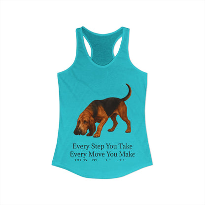 Tracking You Women's Racerback Tank