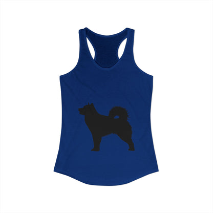 Malamute Silhouette Women's Racerback Tank